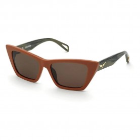 Слънчеви очила Zadig&voltaire SZV419 woman sunglasses - Brown (Shiny Full Pumpkin) слънчеви,очила,слънчеви,очила,zadig&voltaire,szv419,woman,sunglasses,brown,(shiny,full,pumpkin)
