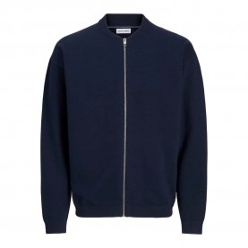 блуза,мъжки,пуловери,jack,&,jones,calvin,bomber,full,zip,sweater,sky,captain,(blue)