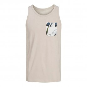 тениска,мъжки,тениски,jack,&,jones,hawaii,pocket,sleeveless,t,shirt,moonbeam,(beige)