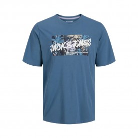 тениска,мъжки,тениски,jack,&,jones,hawaii,shape,short,sleeve,t,shirt,oceanview,(blue)
