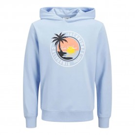суичър,мъжки,пуловери,jack,&,jones,palm,hoodie,chambray,blue,(blue)