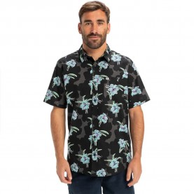 риза,с,къс,ръкав,мъжки,ризи,quiksilver,apero,classic,short,sleeve,shirt,black
