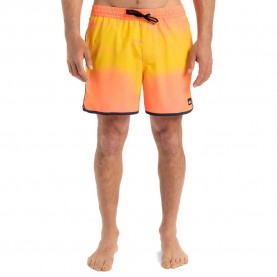 бански,гащета,мъжки,бански,костюми,quiksilver,surfsilk,scallop,volley,16´´,swimming,shorts,fiery,coral,bloomfade,(orange)
