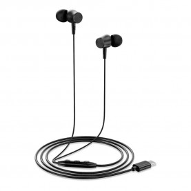 слушалки,слушалки,ksix,bau01n,usb,c,1.2,m,earphones,black,(black)
