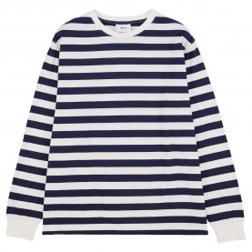 Тениска Makia Adieu long sleeve T-shirt - Navy-Off White тениска,мъжки,тениски,makia,adieu,long,sleeve,t,shirt,navy,off,white