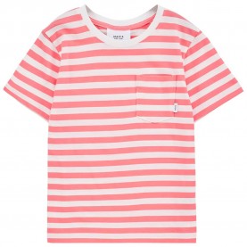 тениска,детски,тениски,makia,verkstad,short,sleeve,t,shirt,coral,off,white,(red)