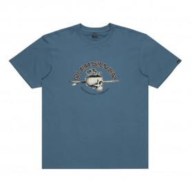 тениска,мъжки,тениски,quiksilver,skull,lines,short,sleeve,t,shirt,coronet,blue,(blue)