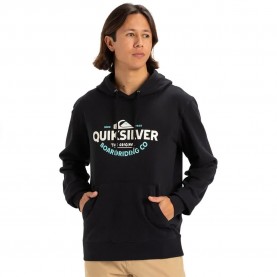 суичър,мъжки,пуловери,quiksilver,typed,out,hoodie,black