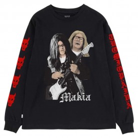 тениска,мъжки,тениски,makia,tuomiopäivä,long,sleeve,t,shirt,black
