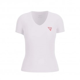 Тениска Guess W2YI45 short sleeve T-shirt - White (White) тениска,мъжки,тениски,дамски,тениски,guess,w2yi45,short,sleeve,t,shirt,white,(white)