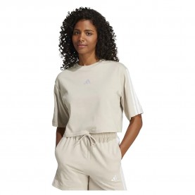 тениска,мъжки,тениски,дамски,тениски,adidas,essentials,3,stripes,cotton,loose,short,sleeve,t,shirt,beige,(wonder,alumina,white)