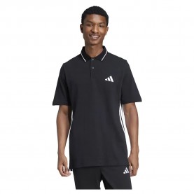 мъжки,блузи,с,яка,adidas,essentials,3,stripes,piqué,short,sleeve,polo,black