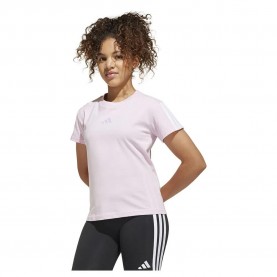 тениска,детски,тениски,adidas,essentials,short,sleeve,t,shirt,clear,pink,white,2,(pink)