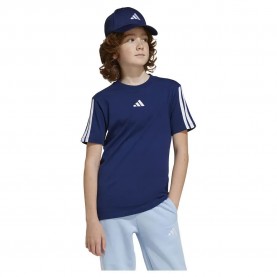 Тениска Adidas Essentials short sleeve T-shirt - Dark Blue / White (Blue) тениска,детски,тениски,adidas,essentials,short,sleeve,t,shirt,dark,blue,white,(blue)