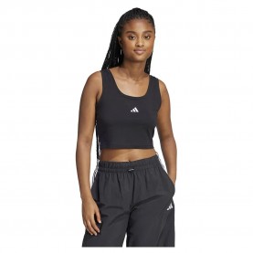 потник,дамски,топове,adidas,essentials,small,logo,cotton,lifestyle,sleeveless,top,black,white,(black)
