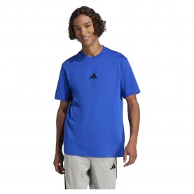 Тениска Adidas Essentials Small Logo Single Jersey short sleeve T-shirt - Blue (Team Royal Blue / Black) тениска,мъжки,тениски,дамски,тениски,adidas,essentials,small,logo,single,jersey,short,sleeve,t,shirt,blue,(team,royal,blue,black)
