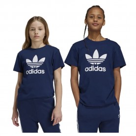 Тениска Adidas Originals Adicolor Trefoil short sleeve T-shirt - Night Indigo (Blue) тениска,детски,тениски,adidas,originals,adicolor,trefoil,short,sleeve,t,shirt,night,indigo,(blue)