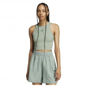 потник,дамски,топове,adidas,originals,essentials,ribbed,sleeveless,top,silver,green,(green)
