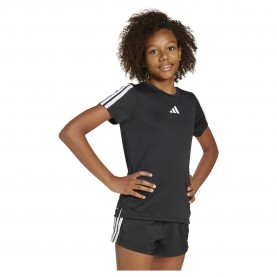 тениска,детски,тениски,adidas,training,essentials,3,stripes,short,sleeve,t,shirt,black,white,(black)