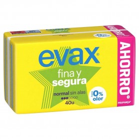 хигиена,тяло,evax,fine,and,safe,normal,compresses,40,units,clear,(multicolor)
