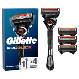 бръснене,gillette,fusion,proglide,manual,spare,parts,4,units,silver,(multicolor)