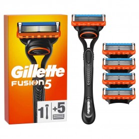 бръснене,gillette,fusion5,+,rec,razor,5,units,orange,(multicolor)