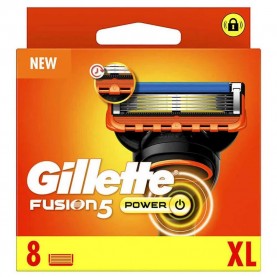 бръснене,gillette,fusion5,power,spare,parts,8,units,golden,(multicolor)