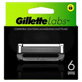 бръснене,gillette,labs,spare,parts,6,units,clear,(multicolor)