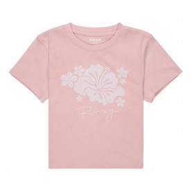 бебешка,тениска,детски,тениски,roxy,baby,one,more,time,short,sleeve,t,shirt,bleached,mauve,(pink)