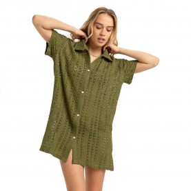 рокля,дамски,поли,и,рокли,roxy,chasin,sunset,coverup,dress,green
