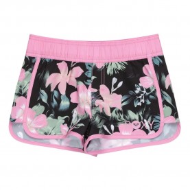 бански,гащета,детски,бански,костюми,roxy,good,waves,only,swimming,shorts,pink,(anthracite,shadow,floral)