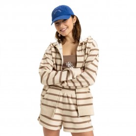 блуза,дамски,блузи,roxy,perfect,stripe,full,zip,sweatshirt,beige