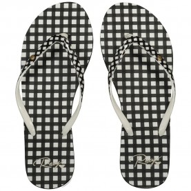 джапанки,дамски,сандали,и,чехли,roxy,portofino,iii,flip,flops,black,white,checker,(black)