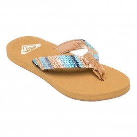 джапанки,дамски,сандали,и,чехли,roxy,porto,raffia,ii,flip,flops,brown,(blue,depths)