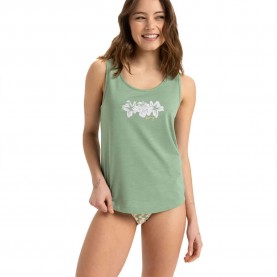 тениска,дамски,тениски,roxy,surfclassic,sleeveless,t,shirt,basil,(green)