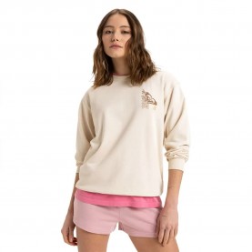 блуза,дамски,блузи,roxy,surf,stoked,terry,vint,sweatshirt,parchment,(beige)