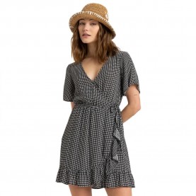 рокля,дамски,поли,и,рокли,roxy,zenith,wrap,printed,short,dress,black