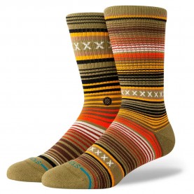 чорапи,мъжки,чорапи,stance,curren,st,crew,socks,green,(chive)