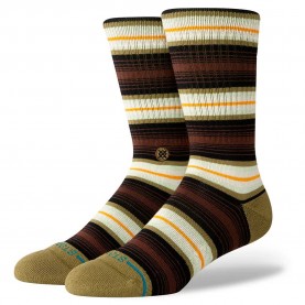чорапи,мъжки,чорапи,stance,hassagore,crew,socks,brown,(chive)