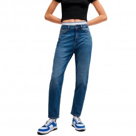 дънки,дамски,панталони,hugo,noe,blue,jeans,blue
