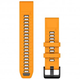 други,аксесоари,garmin,quickfit®,22,silicone,strap,orange,(spark,orange,graphite)
