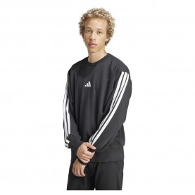 блуза,мъжки,пуловери,adidas,essentials,3,stripes,french,terry,sweatshirt,black