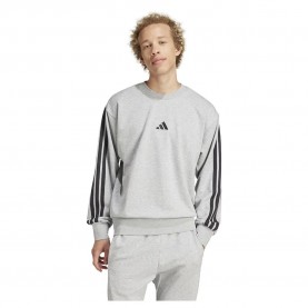 блуза,мъжки,пуловери,adidas,essentials,3,stripes,french,terry,sweatshirt,grey,(medium,grey,heather,black)