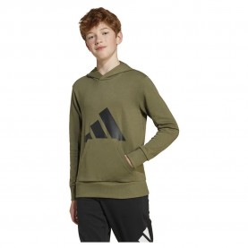 суичър,детски,блузи,adidas,essentials,big,logo,hoodie,olive,strata,black,(green)