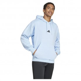 Суичър Adidas Essentials Feelcozy Fleece hoodie - Blue (Glow Blue / Black) суичър,мъжки,пуловери,adidas,essentials,feelcozy,fleece,hoodie,blue,(glow,blue,black)