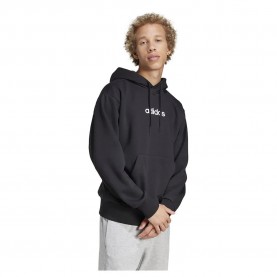 суичър,мъжки,пуловери,adidas,essentials,linear,fleece,hoodie,black,(black,white)