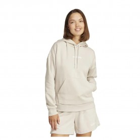 суичър,дамски,блузи,adidas,essentials,linear,fleece,hoodie,wonder,alumina,white,(beige)