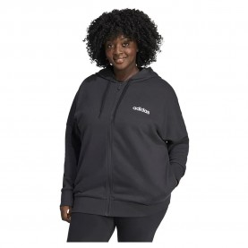 блуза,дамски,блузи,adidas,essentials,linear,french,terry,plus,full,zip,sweatshirt,black