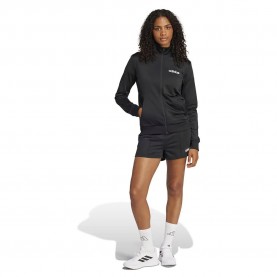 анцуг,дамски,анцузи,adidas,essentials,linear,shorts,tracksuit,black,(black)