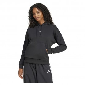 Суичър Adidas Essentials Small Logo Feel Cozy hoodie - Black (Black / White) суичър,дамски,блузи,adidas,essentials,small,logo,feel,cozy,hoodie,black,(black,white)